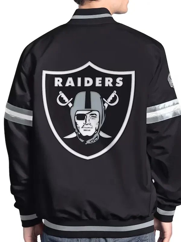Las Vegas Raiders Scout Varsity Satin Jacket