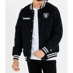Las Vegas Raiders Team Black Bomber Jacket