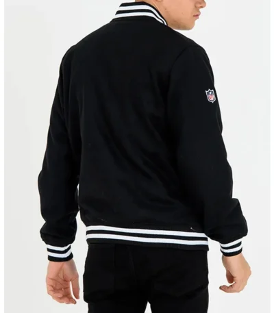 Las Vegas Raiders Team Black Bomber Jacket