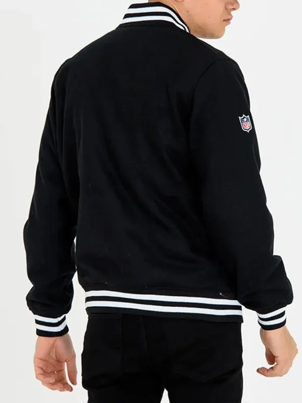 Las Vegas Raiders Team Black Bomber Jacket