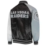 Las Vegas Raiders The Reliever Satin Jacket