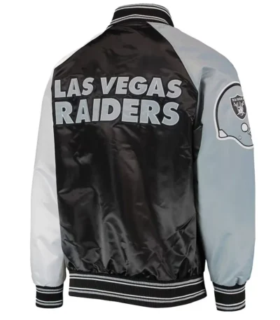Las Vegas Raiders The Reliever Satin Jacket