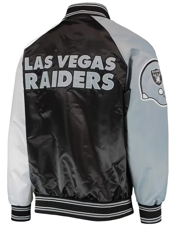 Las Vegas Raiders The Reliever Satin Jacket