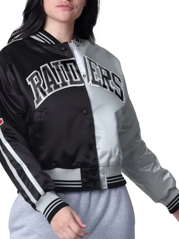 Las Vegas Raiders Zone Blitz Black-Silver Jacket