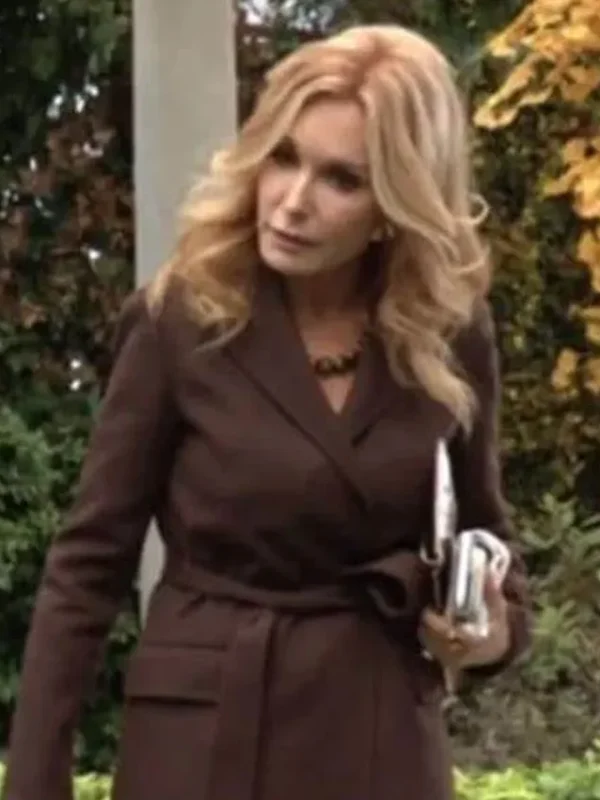 Lauren Fenmore Baldwin The Young and the Restless Brown Trench Coat