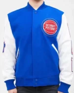 Letterman Detroit Pistons Jacket
