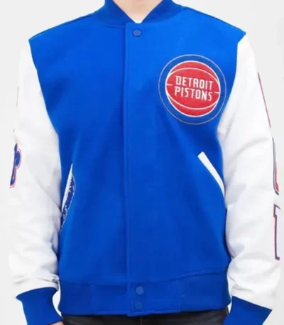 Letterman Detroit Pistons Jacket