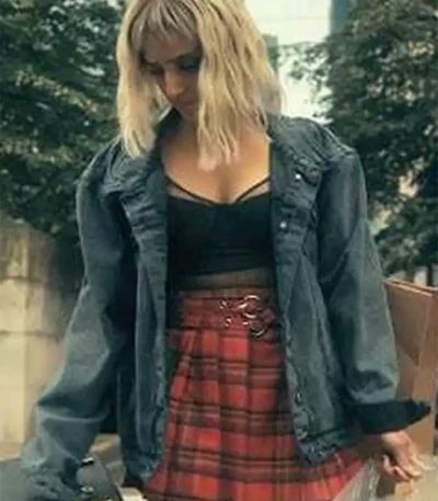 Lila Pitts The Umbrella Academy S03 Denim Trucker Jacket