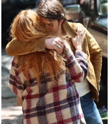 Lily Boom It Ends With Us 2024 Plaid Jacket