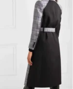 Liza Miller Younger Season 07 Grey Checked Coat