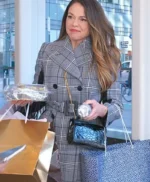 Liza Miller Younger Season 07 Grey Checked Coat