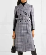 Liza Miller Younger Season 07 Grey Checked Coat