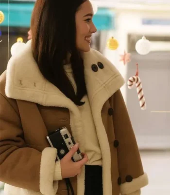 Lola Tung The Summer I Turned Pretty S03 Shearling Leather Jacket