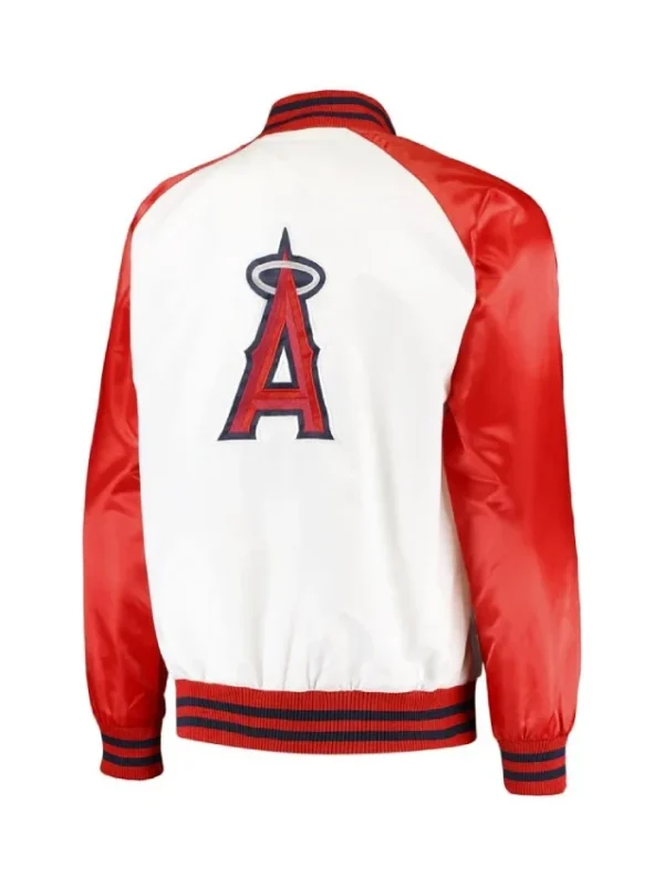 LA Angels Clean-Up Hitter White and Red Jacket