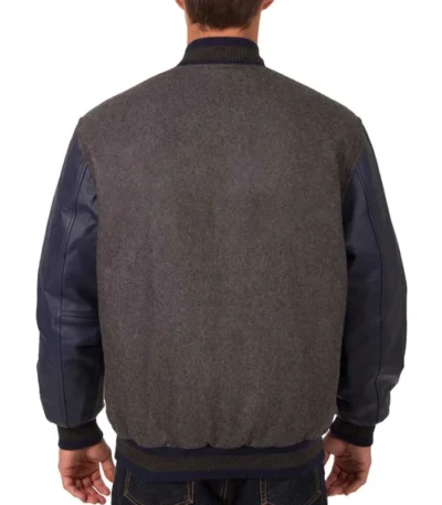 LA Angels Charcoal/Navy Varsity Jacket