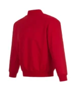 Los Angeles Angels Red Poly Twill Jacket