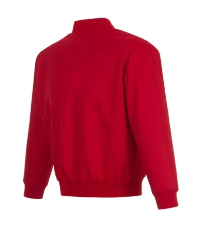 Los Angeles Angels Red Poly Twill Jacket