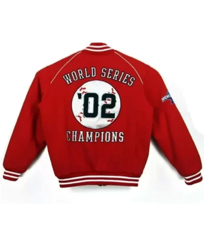 LA Angels World Series Varsity Red Wool Jacket