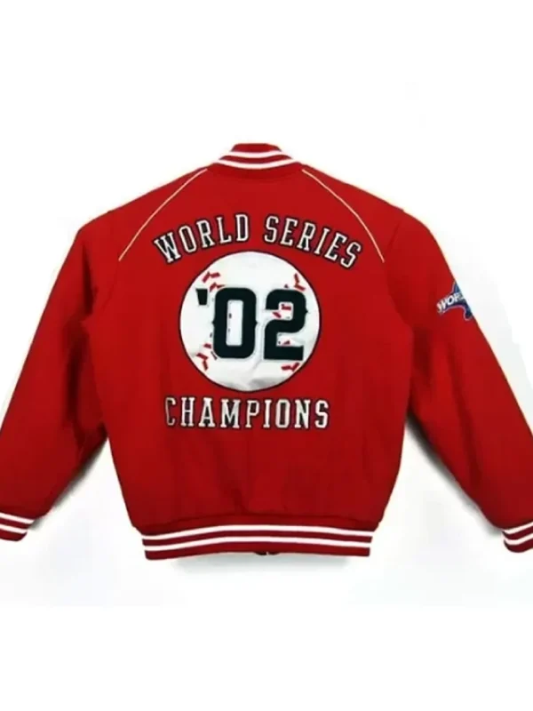 LA Angels World Series Varsity Red Wool Jacket