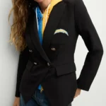 Los Angeles Chargers Black Blazer