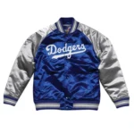 Los Angeles Dodger LA Dallas Blue and Grey Satin Jacket