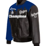 Los Angeles Dodgers 2025 World Series Champions Leather Jacket