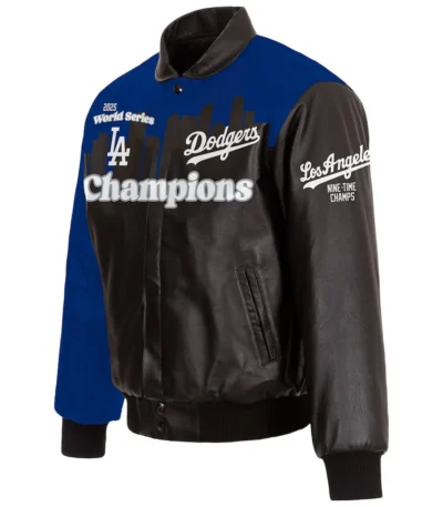 Los Angeles Dodgers 2025 World Series Champions Leather Jacket