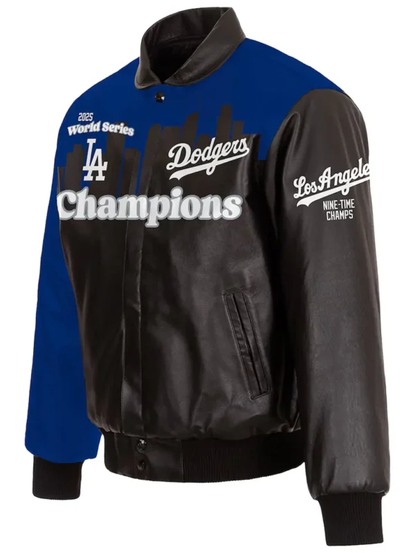 Los Angeles Dodgers 2025 World Series Champions Leather Jacket