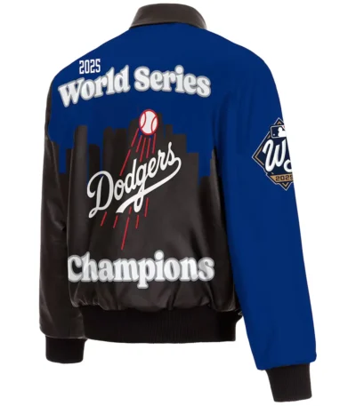 Los Angeles Dodgers 2025 World Series Champions Leather Jacket