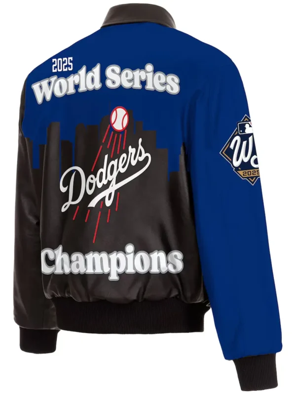 Los Angeles Dodgers 2025 World Series Champions Leather Jacket