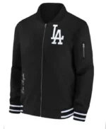 Los Angeles Dodgers Zip Up Bomber Jacket
