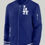 Los Angeles Dodgers Zip Up Bomber Jacket