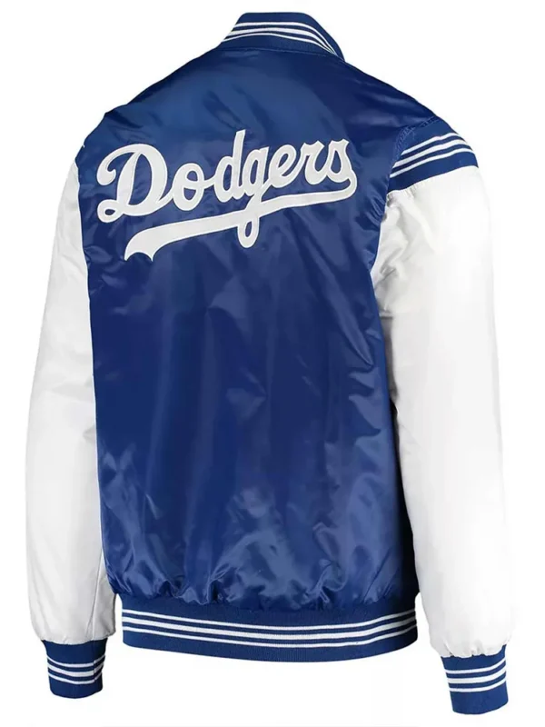 Los Angeles Dodgers Enforce Varsity Blue/White Satin Jacket