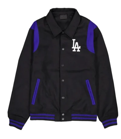 Los Angeles Dodgers Sport Night Teddy Varsity Jacket