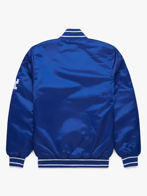 Dodgers Los Angeles Blue Satin Jacket