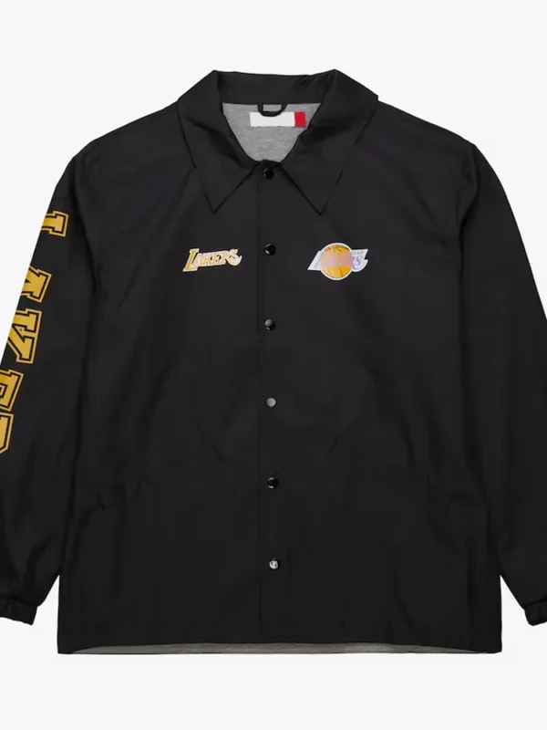 Los Angeles Lakers Black Coaches Jacket