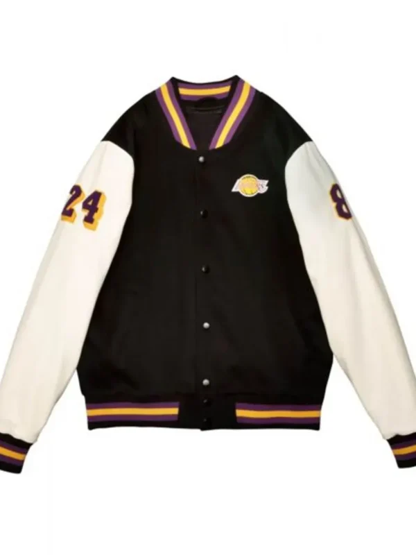 Los Angeles Lakers Black Mamba Hall of Fame Kobe Bryant Varsity Jacket