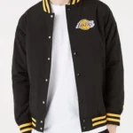 Los Angeles Lakers Black Patch Logo Jacket