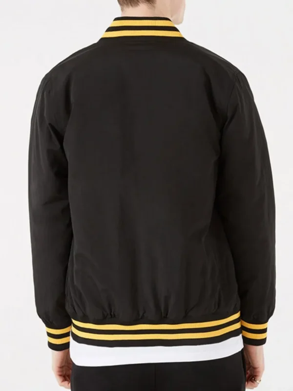 Los Angeles Lakers Black Patch Logo Jacket