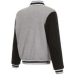 Los Angeles Lakers Black and Gray Varsity Wool Jacket