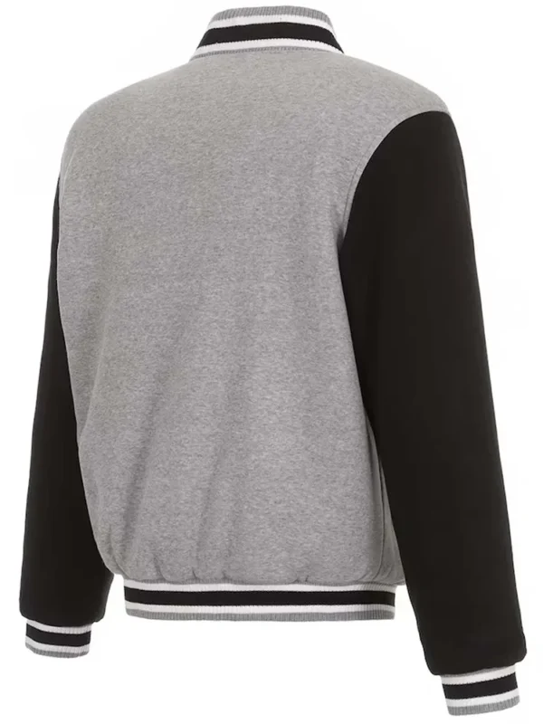 Los Angeles Lakers Black and Gray Varsity Wool Jacket