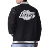 Los Angeles Lakers Clutch Hitter Black Varsity Jacket