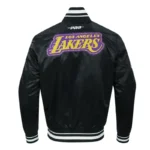 Los Angeles Lakers Diy Pick Stitch Classic Rib Satin Jacket