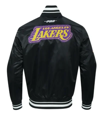Los Angeles Lakers Diy Pick Stitch Classic Rib Satin Jacket