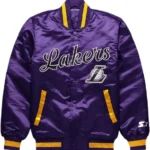 Los Angeles Lakers Exclusive Purple Satin Jacket