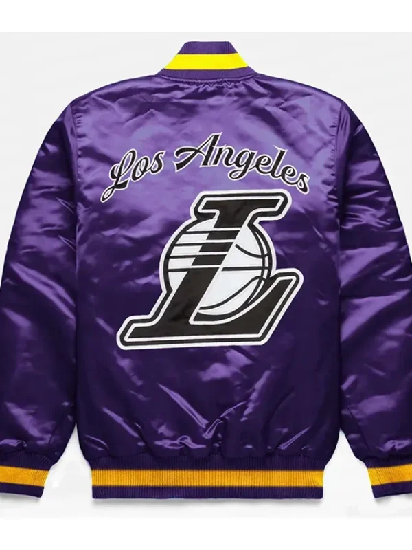 Los Angeles Lakers Exclusive Purple Satin Jacket