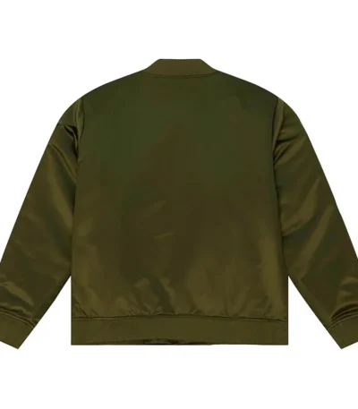 Los Angeles Lakers Flight Green Satin Jacket