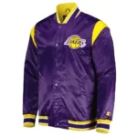 Los Angeles Lakers Force Play Purple Satin Jacket