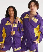 Los Angeles Lakers Full-Zip Purple Track Jacket