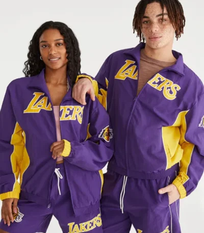 Los Angeles Lakers Full-Zip Purple Track Jacket
